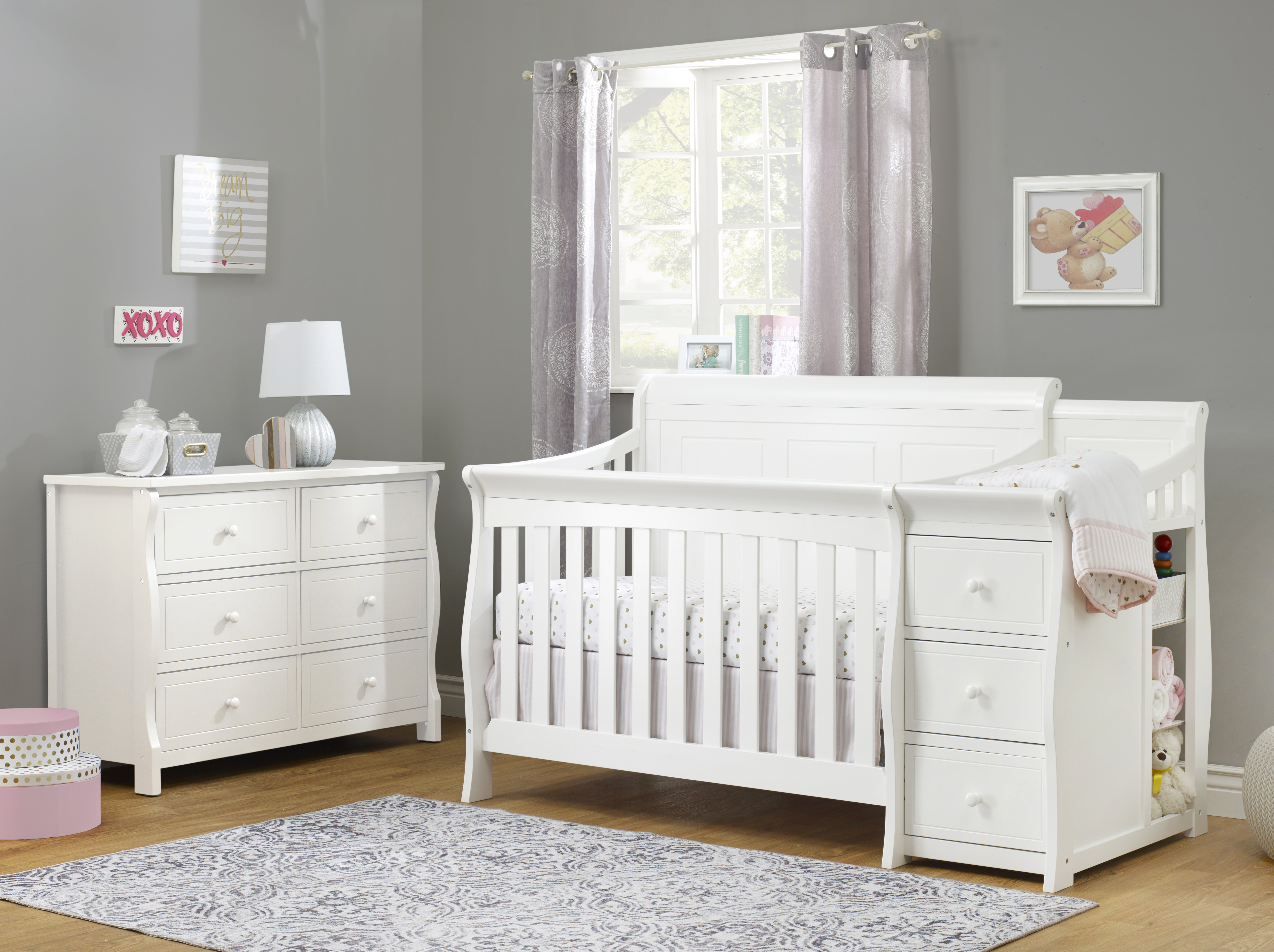 Princeton elite crib & changer on sale